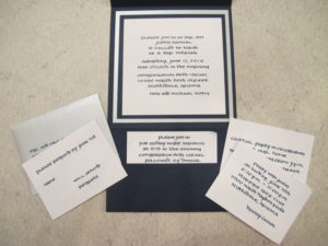 Handwritten invitations, calligraphy, lettering, wedding invitation
