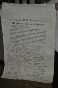 wedding vows, lettering, script