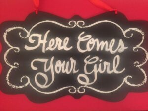Wedding Signage - Here comes the Bride